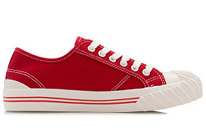 LINING Cookie Skateboard Shoes Women's Low top Red White 1 2833476