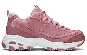 Skechers D Lites 1.0 Low Top Running Shoes Pink Women's 1 2833546