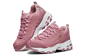 Skechers D Lites 1.0 Low Top Running Shoes Pink Women's 2 2833547