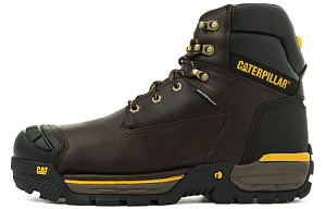 CAT Excavator Lt 6' S3 Wr Hro Sra Warm And Wear Resistant Outdoor Boots Men's Dark Umber