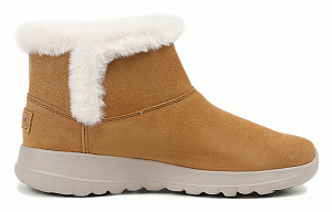 Skechers On The Go Joy Snow Boots 'Brown White' Women's 1 2833902
