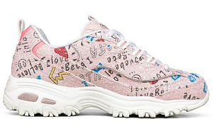 Skechers D'Lites 1.0 Low Top Running Shoes Pink Women's 1 2834072