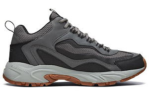 Skechers Stamina Low Top Chunky Sneakers Men's Gray Black 1 2834086