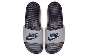 Nike Benassi Jdi Slippers Shoes Grey/Blue 2 2834207