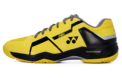 YONEX Power Cushion Badminton Shoes Unisex Low-Top Yellow Black