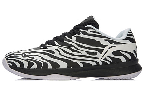 LiNing Tiger Paw 2 Low-Top Performance Basketball Shoes Unisex White Black