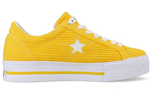 Converse One Star Platform Ox MadeMe Vibrant Yellow Women's 1 2834334