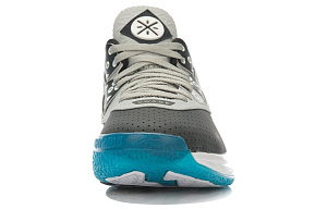 LINING WOW 4 Basketball Shoes Unisex Mid top Black/Gray 3 2834352