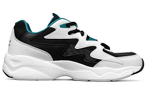 Skechers D'Lites Airy Low Top Running Shoes White/Black/Green Women's 1 2834833