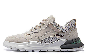 Jeep Outfit Low Top Skateboard Shoes Men's Sand