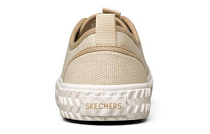 Skechers Street Trax Low Top Canvas Shoes White Women's 3 2835202
