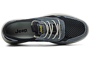 Jeep Breathable Low Top Skateboard Shoes Men's Black 3 2835230