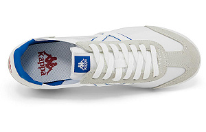 Kappa Shock Absorbers Slip Resistant, Abrasion Resistant, Lightweight Low Top Casual Shoes Unisex White Blue 2 2835301