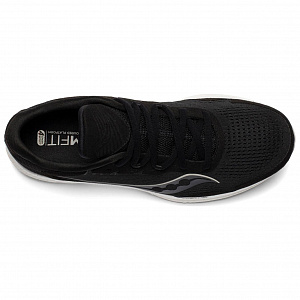 Saucony Freedom 4 Cushioning Anti-Slip Wear-Resistant Breathability Low-Top Casual Running Shoes Men's Black White 3 2835308