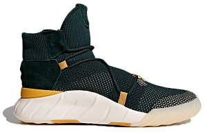 Adidas Originals Tubular X 2.0 Pk Wear-Resistant High-Top Casual Shoes Unisex Midnight Green 1 2836504