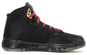 Adidas Linsanity Mid Lightweight Wear-resistant And Non-slip High-Top Vintage Basketball Shoes Men's Black Gold 1 2836692
