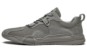 Jeep Breathable Low-Top Skateboard Shoes Men's Gray