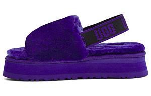 UGG DISCO Slide Stylish Sandals Women's Violet