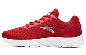 Anta Life Collection Breathable Lightweight Low Top Casual Shoes Men's Red White