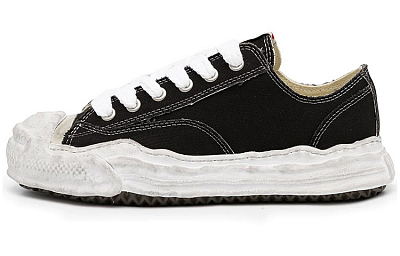 MIHARA YASUHIRO Hank OG Sole Low Frayed Black