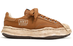MIHARA YASUHIRO Blakey Dissolve Shoes Low Top Stylish Skateboarding Shoes Men's Brown Vintage Version 1 2840335