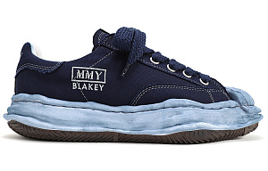 Maison MIHARA YASUHIRO Blakey OG Sole Canvas Low Over Dye Navy 1 2840340