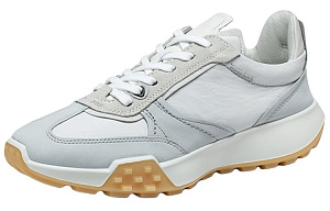 Ecco Low-Top Casual Shoes Men's Gray White 1 2840426