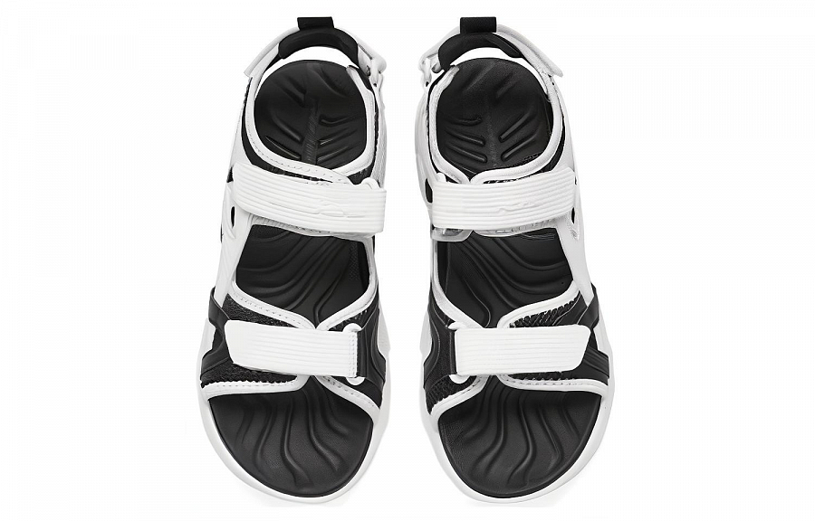Skechers Dlites Sandal 'White Black'