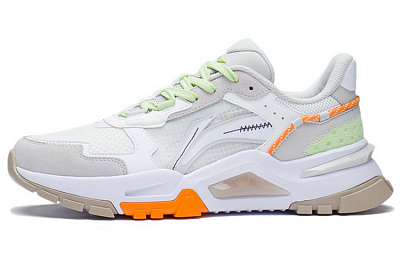 LiNing Reverse Low Top Sports Casual Shoes Men's White Gray