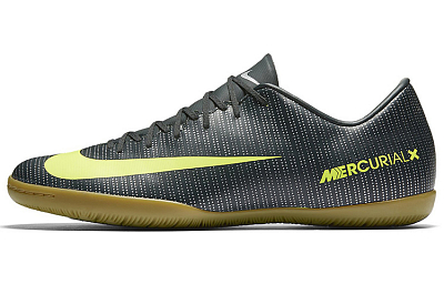 Nike IC/IN Cushioning, Slip Resistant, And Abrasion Resistant Soccer Shoes Men's Black Green