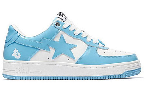 BAPE A BATHING APE Bape Sta Patent Leather Blue White 1 2843164