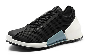 Ecco Striding 2.0 Series Cushioning Breathable Low-Top Running Shoes Men's Black 1 2843351
