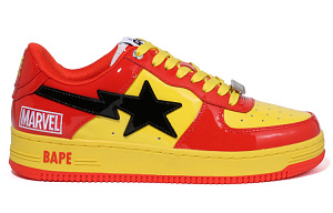 A BATHING APE X Marvel Bape Sta 'Red Yellow Black' Women's 1 2844694