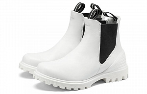 Ecco Short Chelsea Boots Women's White 1 2845095