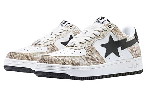 BAPE A BATHING APE Bape Sta Snake Skin Beige 1 2846309