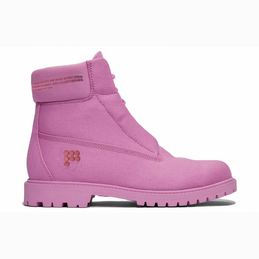 PANGAIA x Timberland Waterproof 6-inch Warm And Wear-Resistant Short Outdoor Boots Women's Pink купить в интернет-магазине Yoocart с быстрой доставкой по России.