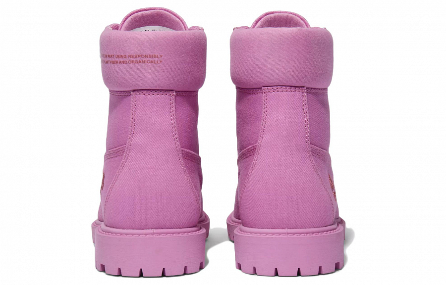 PANGAIA x Timberland Waterproof 6-inch Warm And Wear-Resistant Short Outdoor Boots Women's Pink купить в интернет-магазине Yoocart с быстрой доставкой по России.