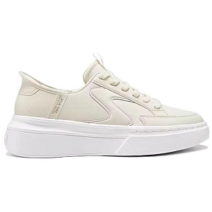 Skechers Court Classics Cushioning Breathable Support Low-Top Skateboard Shoes Women's Ecru 1 2847028