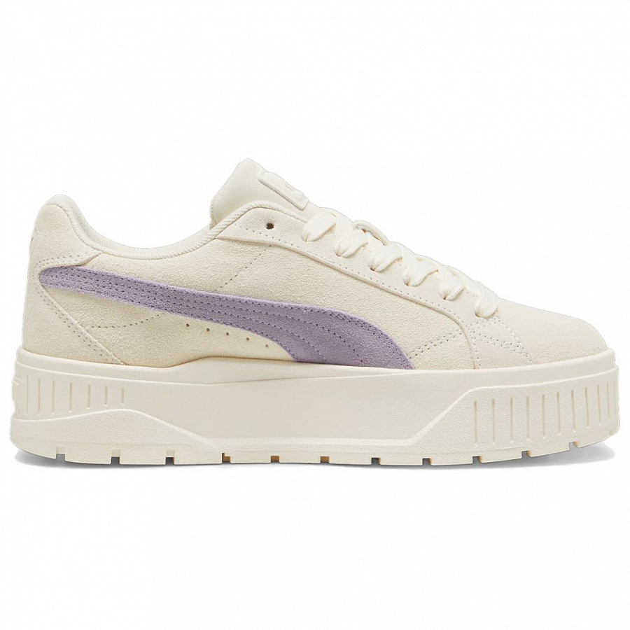 PUMA Karmen II Wear resistant And Lightweight Low Top Skateboard Shoes Women's Beige Purple купить в интернет-магазине Yoocart с быстрой доставкой по России.