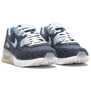 Nike Air Max 90 Ultra Premium Midnight Navy/Blue Grey White Women's 1 2849889