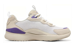 Skechers Skech Air Dynamight Abrasion Resistant Breathable Low Top Running Shoes Women's Beige Purple 1 2850002