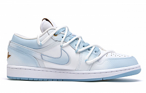 Jordan Air Jordan 1 Low 'Philippines' Leather Low Top Vintage Basketball Shoes Men's White Blue 1 2850123