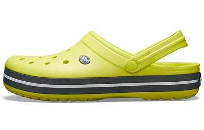 Crocs Crocband Clogs 'Citrus Grey'
