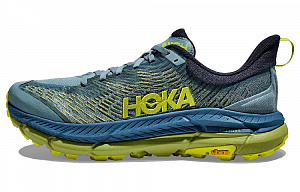 HOKA ONE ONE Mafate Speed 4 'Stone Blue Dark Citron'