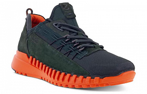 Ecco ZIPFLEX M Low Top Sports Casual Shoes Men's Orange/Navy Blue 1 2851799