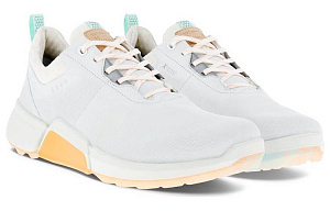 Ecco W GOLF BIOM H4 Low Top Sports Casual Shoes Women's White/Eggshell Blue 1 2851811