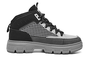 Jeep Wear-Resistant Height Increasing Short Outdoor Boots Men's Gray Black 1 2851876