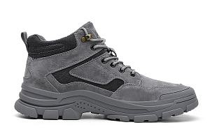 Jeep Abrasion-Resistant Cushioning Short Outdoor Boots Men's Gray 1 2851913