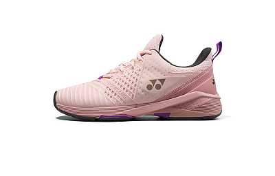 YONEX Power Cushion Sonikage 3 Shock Absorbers Low Top Tennis Shoes Women's Pink Beige