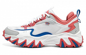 Skechers Stamina V3 Wildfire Shoes Low Top Mountaineering Hiking Shoes Men's White Red Blue
